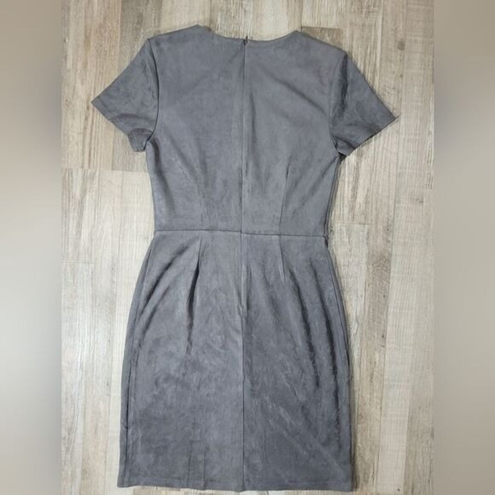 41 Hawthorn Sheath Dress W/ S Gray Faux Suede WGK70419 LN/NWOT - Picture 4 of 9